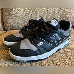 EUC Men’s NEW BALANCE 550 SHADOW SHOES - Size 12 US - Grey Black Sneakers